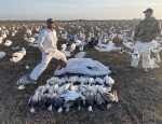 Missouri hunters and a few of thier snow geese