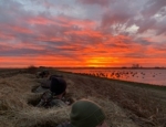 sun rise at the pit duck hunting