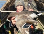 Youth Hunter in SE Missouri guided duck hunt