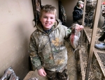 youth hunter in SE Missouri duck hunt